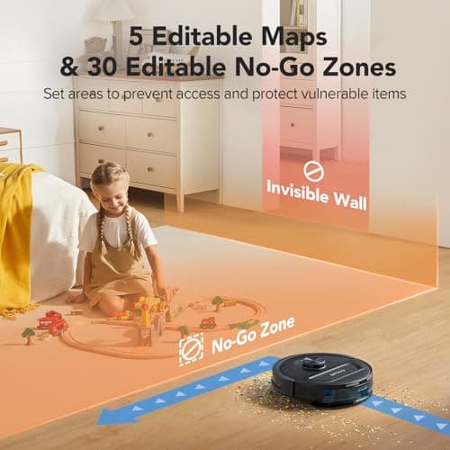 BPMIO Robot Vacuum and Mop Combo, 5500Pa Strong Suction, LiDAR Navigation with Smart Mapping, 120-Min Runtime, Custom Cleaning Schedule, Alexa & WiFi/App Compatible, Ideal for Pet Hair & Hard Floors 6