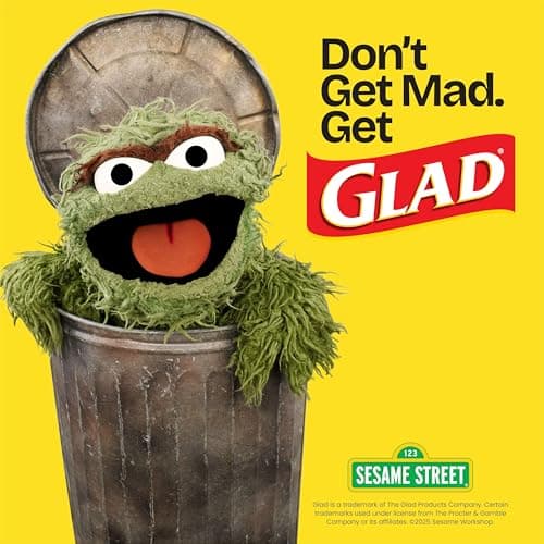 Glad ForceFlex Tall Kitchen Trash Bags, 13 Gallon, Gain Original, 40 Count (Package May Vary) 8