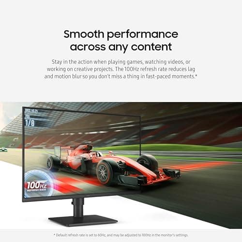 Samsung 27” (S40GD) Borderless Business Monitor with IPS Panel, 100Hz Refresh Rate, Eye Saver Mode, Ergonomic Design, Game Picture Mode, LS27D402GANXGO, 3 Yr Warranty 5