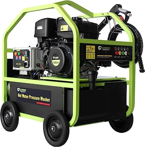 Green-Power America Commercial Hot Water Pressure Washer GNHW4540E - 4500 PSI, 4.1 GPM, Gas Engine, Diesel Burner 5