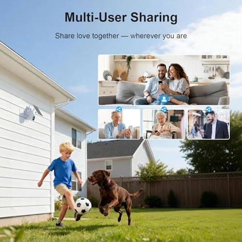 Solar Security Cameras Wireless Outdoor, WiFi Cameras for Home Security, 360° View Outdoor Camera Wireless, 2K Color Night Vision, AI Motion Detection, Instant Alert, 2-Way Audio, Cloud/SD Storage 9