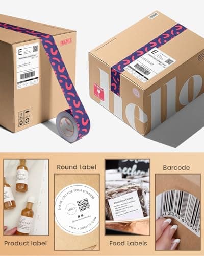 vretti Shipping Label Printer-USB 4×6 Thermal Label Printer,Support Windows&Mac,Quickly Installation, Automatic Label Detection, Easily Print of Various Sizes,Compatible with USPS Shopify Ebay Etsy 5