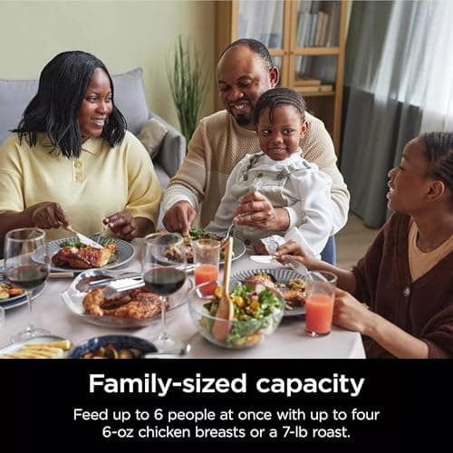 Ninja MC1101 Foodi Everyday Possible Cooker Pro, 8-in-1 Versatility, 6.5 QT, Replaces 10 Cooking Tools, Faster Cooking, Family-Sized Capacity, Adjustable Temp Control, Midnight Blue (Renewed) 6