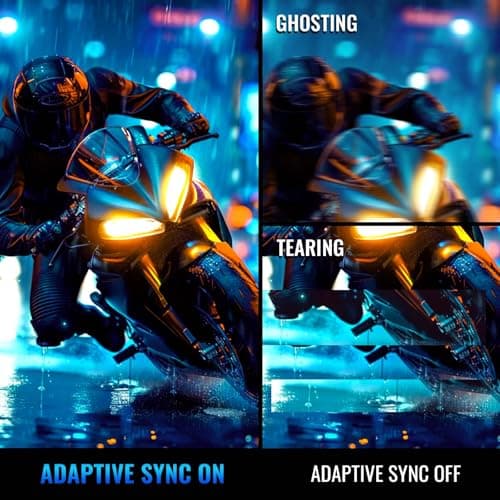 SANSUI 27 Inch IPS Gaming Monitor | 165Hz 1ms Computer Monitor with Built-in Speakers for PS5 - DP1.4 | HDMI 2.0 | FHD 1080P | HDR | VESA Mount Support | Eye Cares | Free Sync | Black (G27F2S) 5