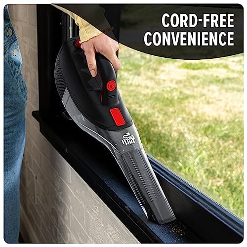 Dirt Devil 12V Whole Home Cordless Handheld Vacuum, with Multi-Surface Tool Kit, Powerful Suction and Lightweight, BD40200V, Black 5