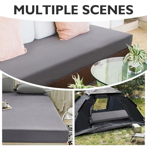 Cot Sheets 31" x 75", Cot Size Sheet Fitted for Narrow Twin Mattress/RVs Bunk/Guest Beds/Army Cots/Trifold Mattress/Travel Size Mattress, Ultra Soft & Breathable Camper RV Bunk Bed Sheets, Gray 7