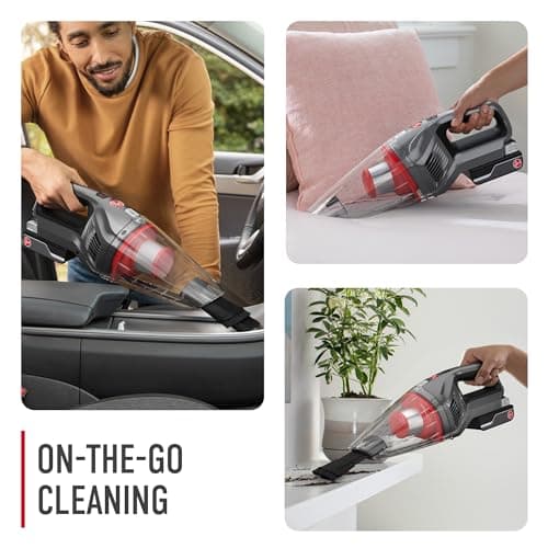Hoover ONEPWR Cordless Handheld Vacuum Cleaner, Powerful Suction, Lightweight and Compact, Perfect for Quick Pick-Ups, Includes On-Board Crevice Tool, Portable Vacuum Cleaner 5