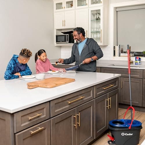 O-Cedar RinseClean Spin Mop & Bucket System | Clean with Water | Removes 99% of Bacteria 11