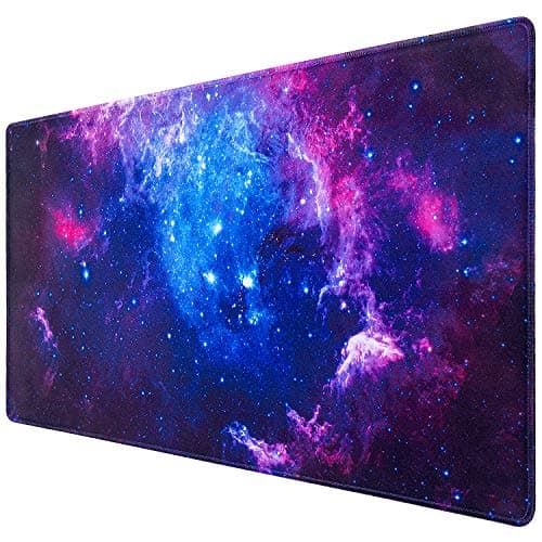 Canjoy Gaming Mouse Pad, 31.5x15.7inch Large Extended Mousepad Big Computer Desk Mat for Keyboard and Mouse Full Desk Mouse Mat with Non-Slip & Rubber Base