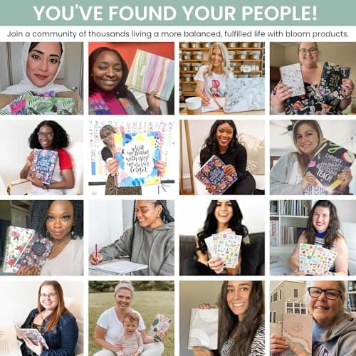 bloom daily planners HARDCOVER 2026 Planner (January to December) - 8.5” x 11” Weekly & Monthly Dated Agenda Organizer Book with Stickers & Tabs - Garden Party, Beige 9