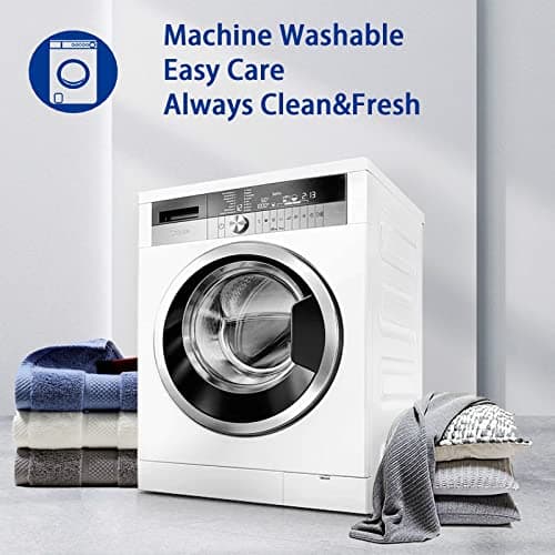 Mattress Topper Twin Size, Cooling Extra Thick Breathable Viscose Made from Bamboo Mattress pad, Soft Quilted Fitted Mattress Cover with 1000 GSM Down Alternative Fill (8-21”Deep Pocket) 6