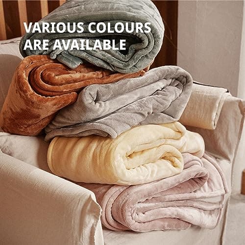 GOTCOZY Heated Blanket Electric Throw 50''X60''- Soft Silky Plush Electric Blanket with 4 Heating Level & 3 Hour Auto Off Heating Blanket, ETL Certified Machine Washable (Rose Dust) 7
