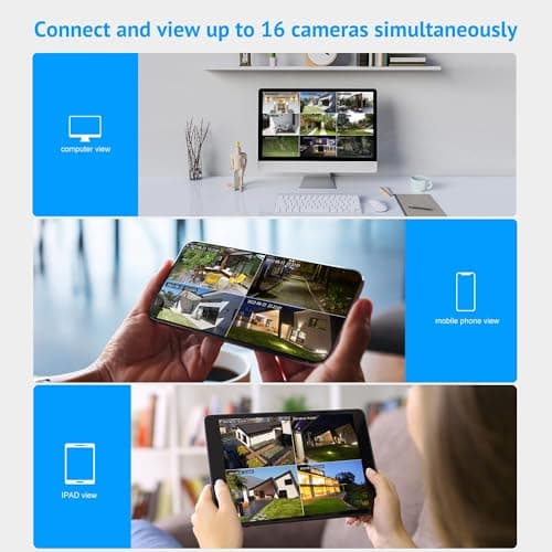 LaView 8MP 4K Security Cameras Outdoor Indoor Wired,IP65, Starlight Sensor & 100 Ft Night Vision,Motion/Person Detection,2-Way Audio/Spotlight,US Cloud,iOS & Android & Web Access 6