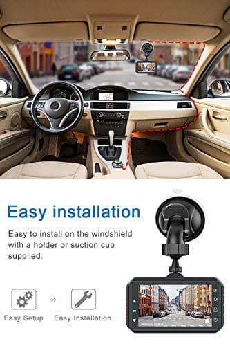 Dash Cam for Cars 1080P FHD 2022 Car Dash Camera for Cars CHORTAU 3 inch Dashcam with Night Vision,170°Wide Angle, Parking Monitor, Loop Recording, G-Sensor 7