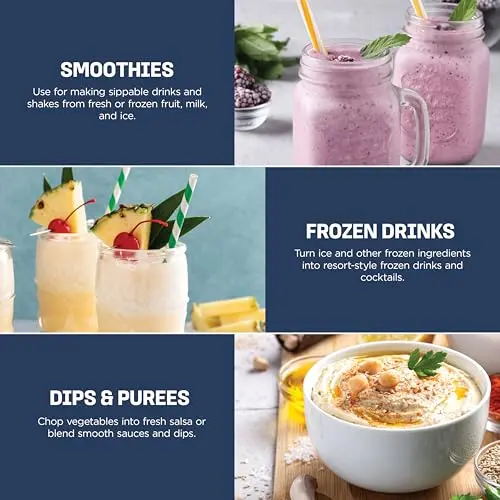 Ninja Professional Blender 1000W, Total Crushing Technology- Smoothies, Ice Crushing & Frozen Fruit, Full-Size Countertop Blender, 72-oz. Pitcher, Black & Grey, BL610 7