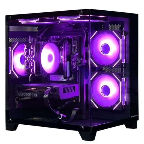 ALCPOK Gaming PC Desktop Computer,i5 13400F,RTX 5060 8G,32GB DDR4 RAM 1TB SSD,ARGB Fan,Prebuilt Computer Tower for Gaming and Office