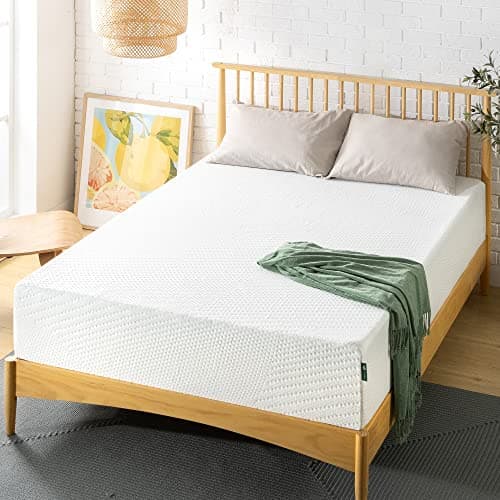 ZINUS 12 Inch Green Tea Essential Memory Foam Mattress/Bed-in-a-Box/Affordable Mattress/CertiPUR-US Certified, Queen, White
