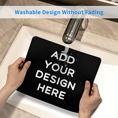 OHORTEB Custom Mouse Pad with Photo, Personalized Image Text Laptop Desk Mat, Customized Non-Slip Waterproof Desk Writing Pad for Office Home (Custom, 7.9in x 9.5in) 5