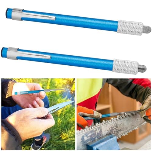 Wolfride 2Pcs Serrated Knife Sharpener, Retractable Diamond Sharpening Rod Multifunctional Knife Sharpening Tool for Outdoor Kitchen Fishing Hunting 5