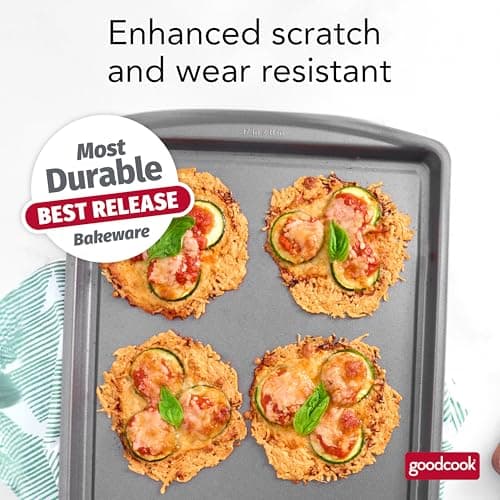 GoodCook Everyday Nonstick Steel Baking Sheet, 17 x 11-Inch, Gray 7