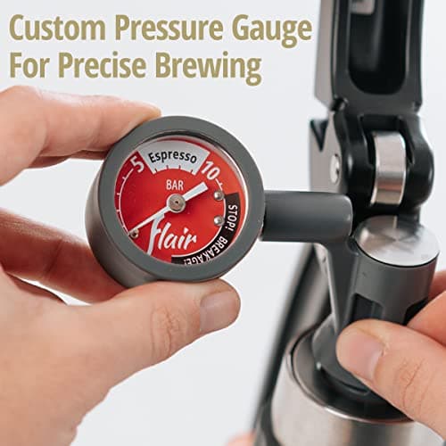 Flair Espresso Maker - Classic with Pressure Kit: Manual Lever Espresso Machine with Stainless Steel Tamper, Pressure Gauge and Carrying Case 8