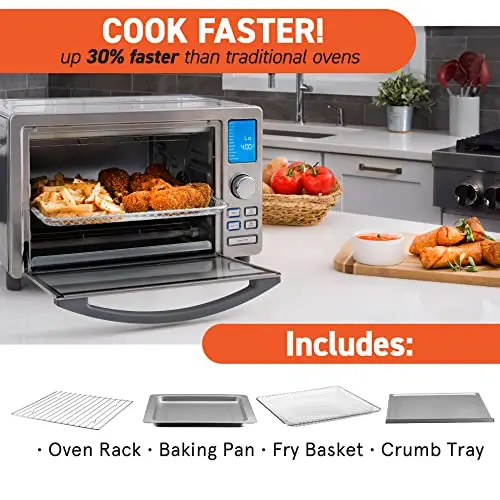 Gourmia Digital Stainless Steel Toaster Oven Air Fryer – Stainless Steel 7