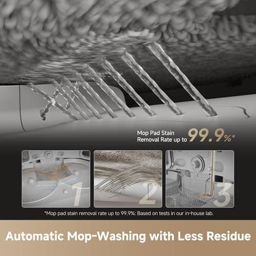 DREAME X50 Ultra White Robot Vacuum and Mop with Auto-Empty and Mop Self-Cleaning, 20,000Pa Suction, Obstacle Avoidance and 360° Navigation, Corner to Edge Deep Cleaning, Detangling Brush 6