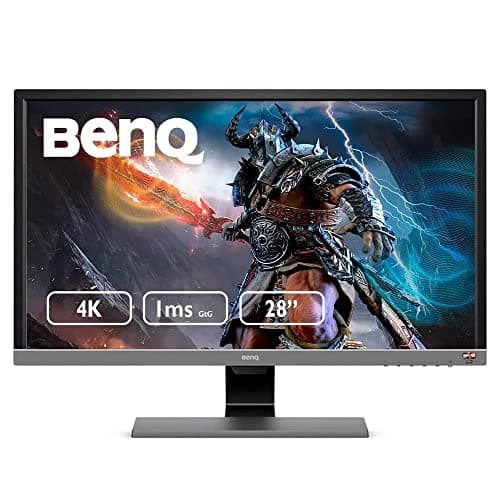 BenQ EL2870U 28 inch 4K Monitor for Gaming 1ms Response Time, FreeSync, HDR, eye-care, speakers