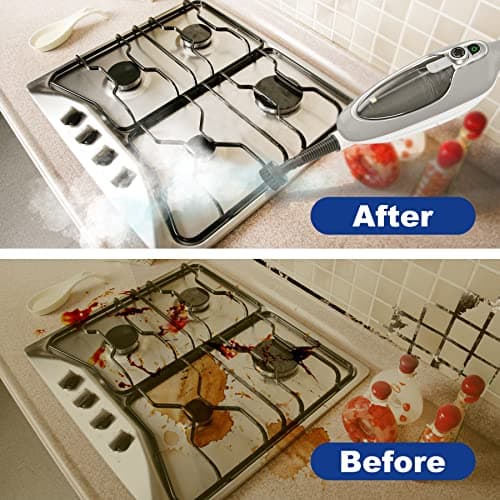 Steam Mop - 10-in-1 MultiPurpose Handheld Steam Cleaner Detachable Floor Steamer for Hardwood/Tile/Laminate Floors Carpet with 11 Accessories for Whole Home Use. 8