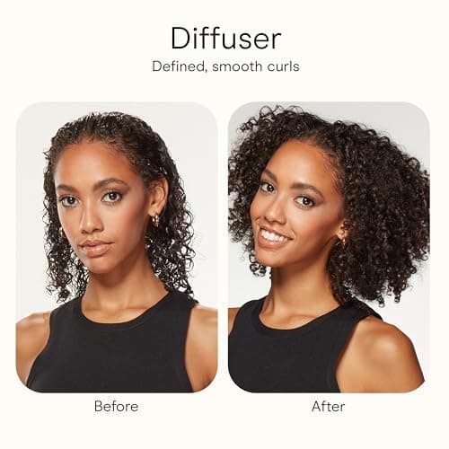 Infiniti PRO CONAIR Hair Dryer with Diffuser and Concentrator, 1875W Style & Shine Blow Dryer with Tourmaline and Ionic Conditioning to Fight Frizz, 3 Heat & 2 Speed Settings, Blue 9