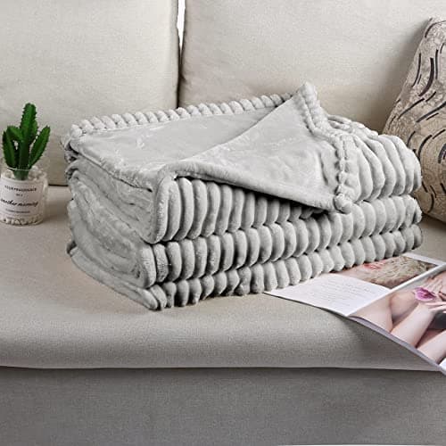 DUODUO Electric Heated Blanket Queen Size 84"x90" with Dual Controls, Reversible Cozy Silky Flannel Fabric with Ribs, Fast Heating with 10 Heating Levels 12 Hours Auto-Off for Bedding -Grey 6