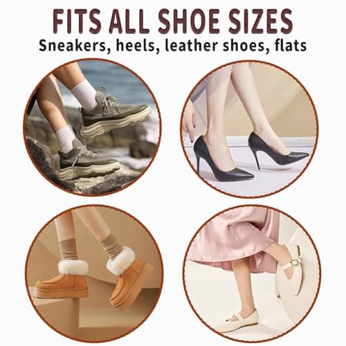 IVICOO Shoe Horn Long Handle for Seniors,Shoe Horns for Men,Women(12.5" Wood) 5