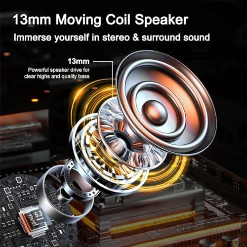 Rehoria Invisible Sleep Wireless Earphone, Sleeping Earbuds for Side Sleepers Built-in Mic, Earbuds for Sleeping with Type-C Fast Charging Case (Black) 7