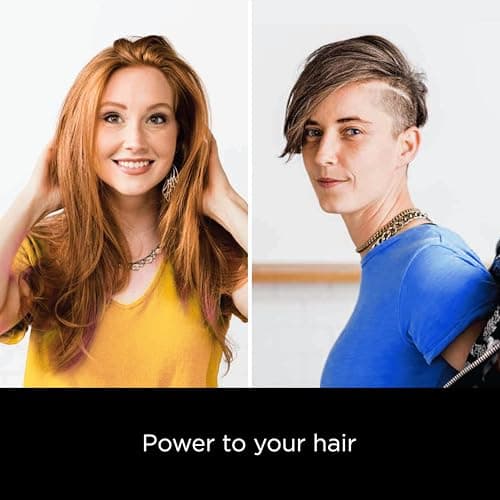 Shark HD112BRN Hair Blow Dryer HyperAIR Ionic Hair Dryer with 2-in-1 Concentrator and Styling Attachments, Auto Presets, Rotatable Hot Air Brush, No Heat Damage, Ionic, Stone 7