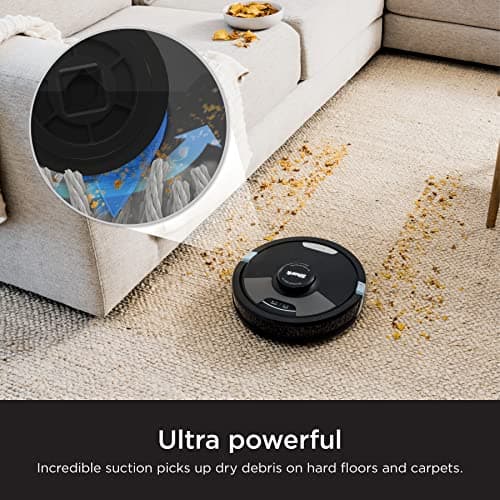 Shark AI Ultra Robot Vacuum and Mop with Matrix Clean Navigation, CleanEdge Technology, Perfect for Pet Hair, Compatible with Alexa, Black (Renewed) 7