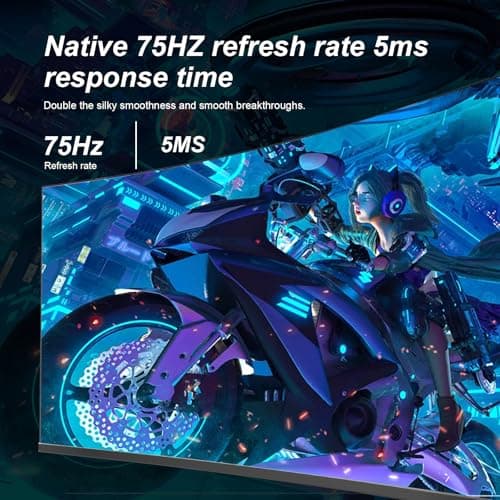 Sealan 27 inch Curved Gaming Monitor, FHD 1920x1080, 100Hz Refresh Rate, 1800R Curvature, HDR,99% sRGB,1800R,HDMI,Ultra-Thin Bezel, VESA Mountable, for Home Office/Gaming/Entertainment 4