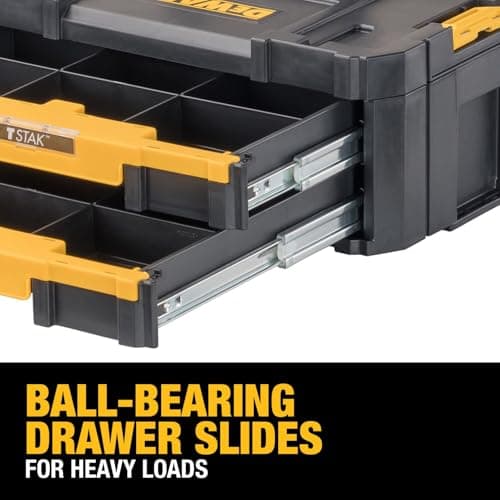 DEWALT TSTAK Tool Storage Organizer with Double Drawers, Holds Up to 16.5 lbs. (DWST17804) 7