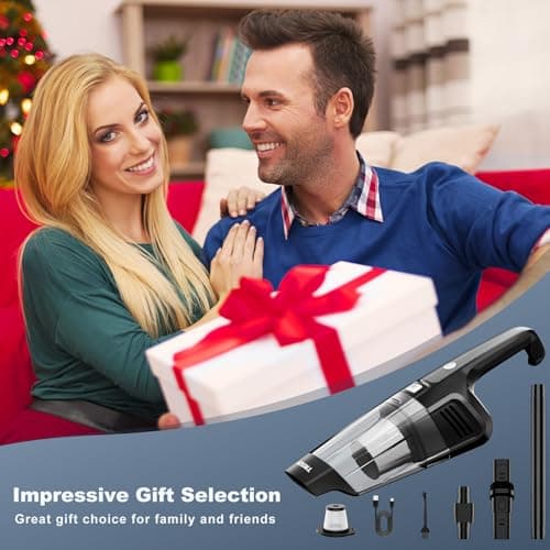 TROIZO Handheld Vacuum Cordless, 14500PA Powerful Suction Hand Held Vacuum Cleaner with Brushless Motor, Rechargeable and Portable Car Vacuum for Home Office Car Pet 6