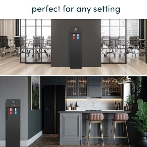 Avalon Self Cleaning Touchless Bottleless Water Cooler Dispenser - Hot & Cold Water, Child Safety Lock, Innovative Slim Design - UL- Black - A7BOTTLELESSBLK 4