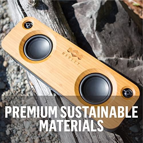 House of Marley - Get Together Bluetooth Portable Bluetooth Speaker and Audio System - 3.5 Woofer & 1 Tweeters, 30m Wireless Range, 8 Hour Playtime, Sustainably Crafted, Signature Black 5