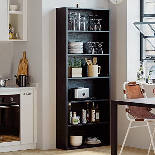 IRONCK Bookshelves and Bookcases Floor Standing 6 Tiers Display Storage Shelves 70 in Tall Bookcase Home Decor Furniture for Home Office, Living Room, Bed Room 5