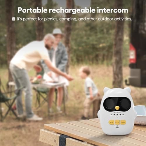 Audio Baby Monitor with Rechargeable Battery, Full-Duplex Wireless Intercom with 1000Ft Range, Baby Monitor Audio Only with Clear Sound, Two-Way Talk - for Home, Kids, Elderly, Pets (3Packs) 9