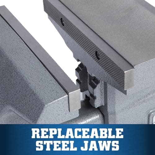 Wilton Reversible Bench Vise, 8" Jaw Width, 9-1/4" & 14-1/2" Jaw Opening, 4-3/4" Throat (Model 4800R) 7