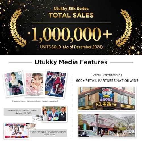 Utukky 100% Mulberry Silk Pillowcase 22 Momme - Ultra Premium 6A Grade Silk Pillow Case - Envelope Enclosure - Breathable Cooling Pillow Cover 5