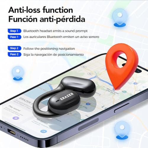 ERAZER XP2 Translation Earbuds in Real Time AI Language Translator Earbuds Over The Ear Earbuds Touch Screen Support 135 Languages Translation Device fit iOS & Android for Travel Business Learning 8