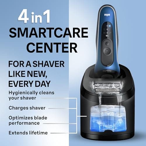 Braun Electric Shaver for Men, Series 6 6172cc, Wet & Dry Shave, Shaving Kit with SmartCare Center and Precision Trimmer, Holiday Gifts for Men 7