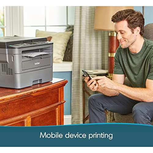Brother Monochrome Laser HLl2390DW, Wireless Networking, Duplex Printing Refresh Subscription with Free Trial and Amazon Dash Replenishment Read 6