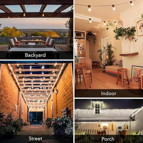 BN-LINK Outdoor Smart Dual Outlet, Heavy Duty Wi-Fi Plug, Independent Control Outlets, Compatible with Alexa and Google Assistant 2.4 GHz Network only 6