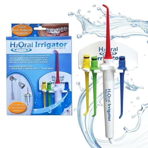 Oral Irrigator Shower Dental Care System | Advanced Shower Water Flosser for Healthy Gums and Teeth | Shower Flosser | Dental Water Flosser for Superior Dental Hygiene at Home | Made in U.S.A.