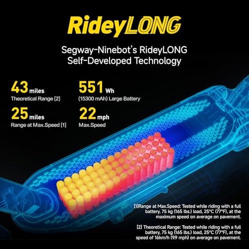 Segway Ninebot MAX G2 Electric KickScooter, Power by 1000W Motor, Up to 43 Miles Range and 22MPH, w/t 10-inch Tires , Dual Brakes & Suspension, Electric Scooter for Adults, UL-2272 Certified 9